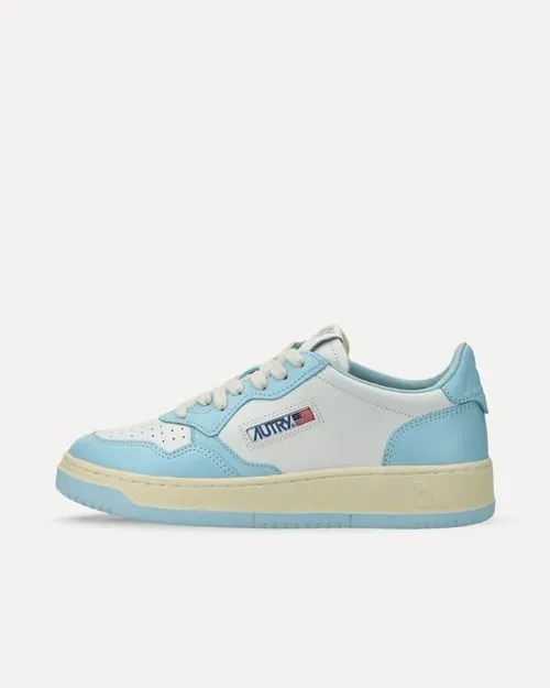 Autry Medalist Low W leat / leat white / st blue AULWWB40 sneaker