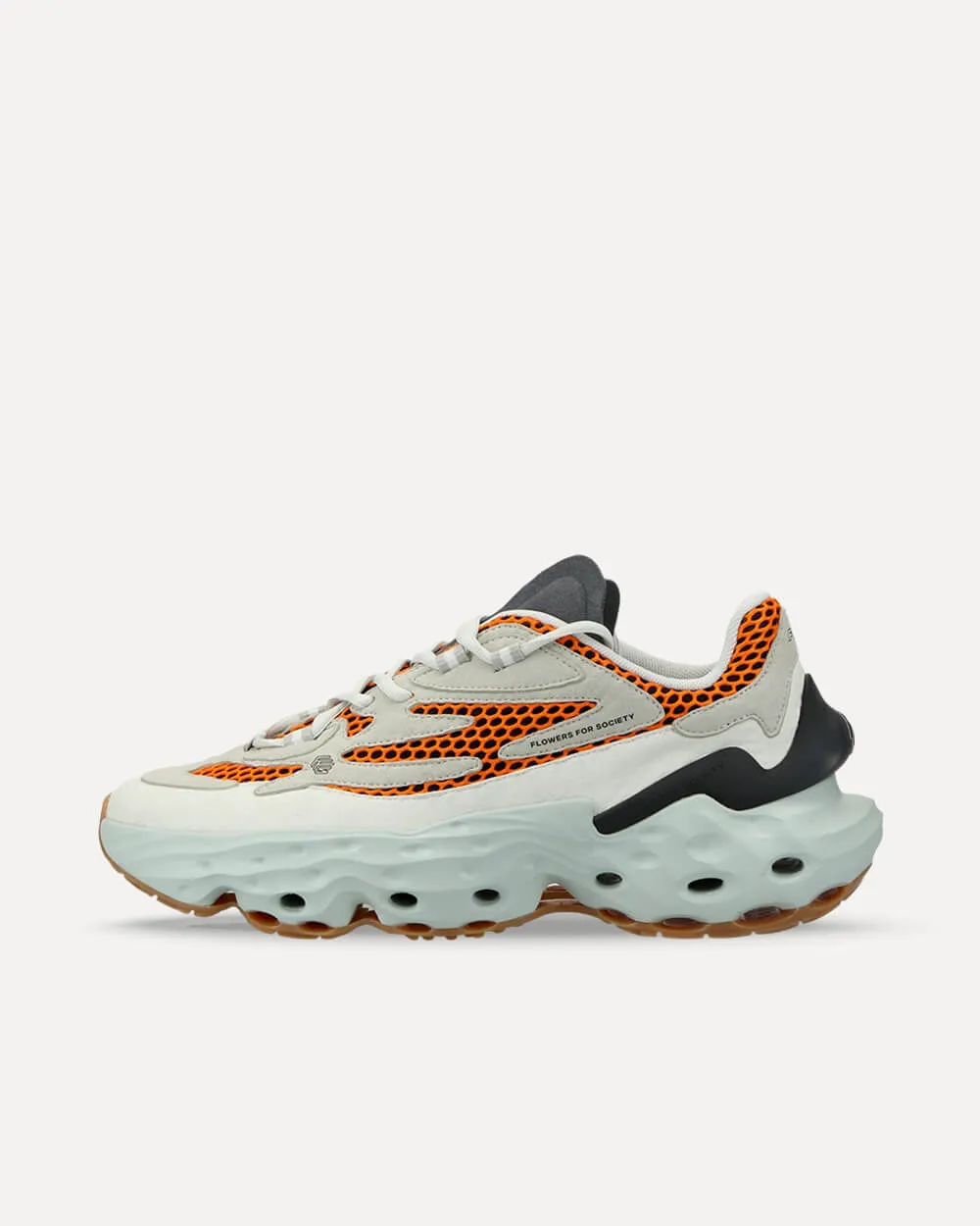 Flowers of Society SEED.ONE Halsey Orange / Creme FFS024M sneaker
