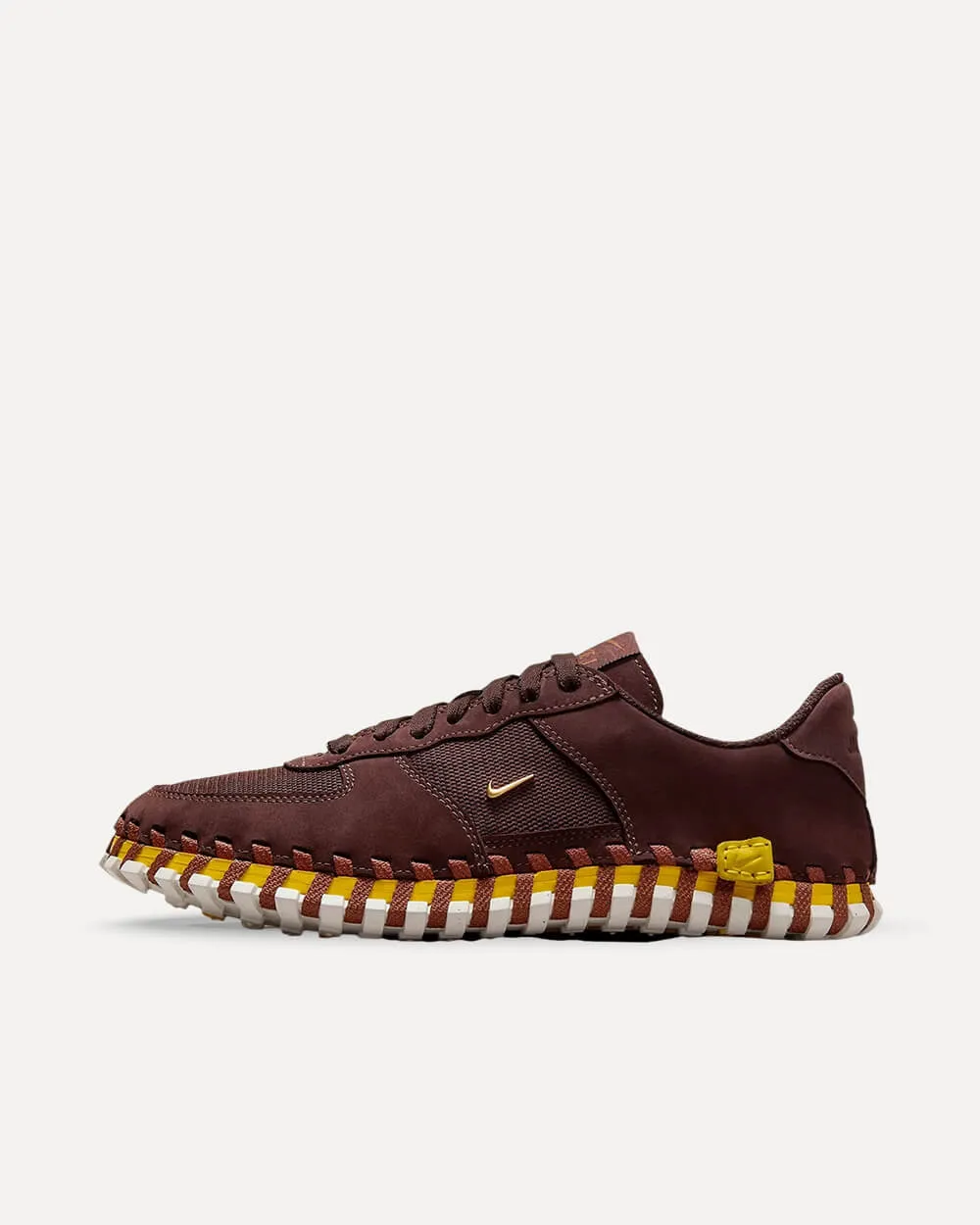 Nike x Jacquemus J Force 1 Low Earth/Blue Lightning-Tour Yellow-Metallic Gold DR0424-200 sneaker