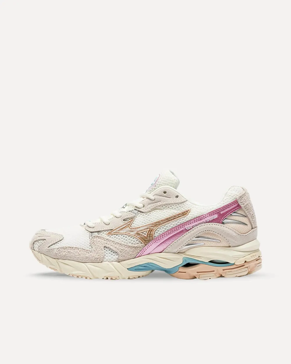 Mizuno SportStyle Wave Rider 10 „Kosei Pack“ WHITE SAND/SHIFTING SAND/SNOW D1GA242801 sneaker
