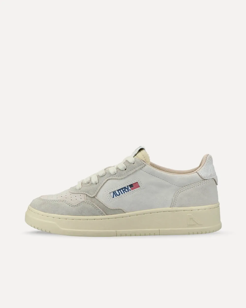 Autry Medalist Low W MIXSUEDE CREAM/WHT AULWXS10 sneaker