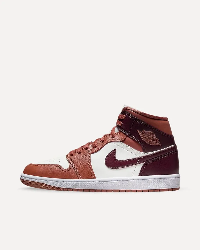 Nike Air Jordan 1 Mid Dusty Peach / Night Maroon / Sail / White BQ6472-200 sneaker