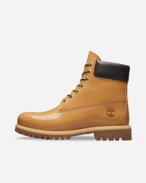 Timberland x Veneda Carter Heritage 6-Inch Lace Up Boot Wheat Patent TB0A65J32311 sneaker