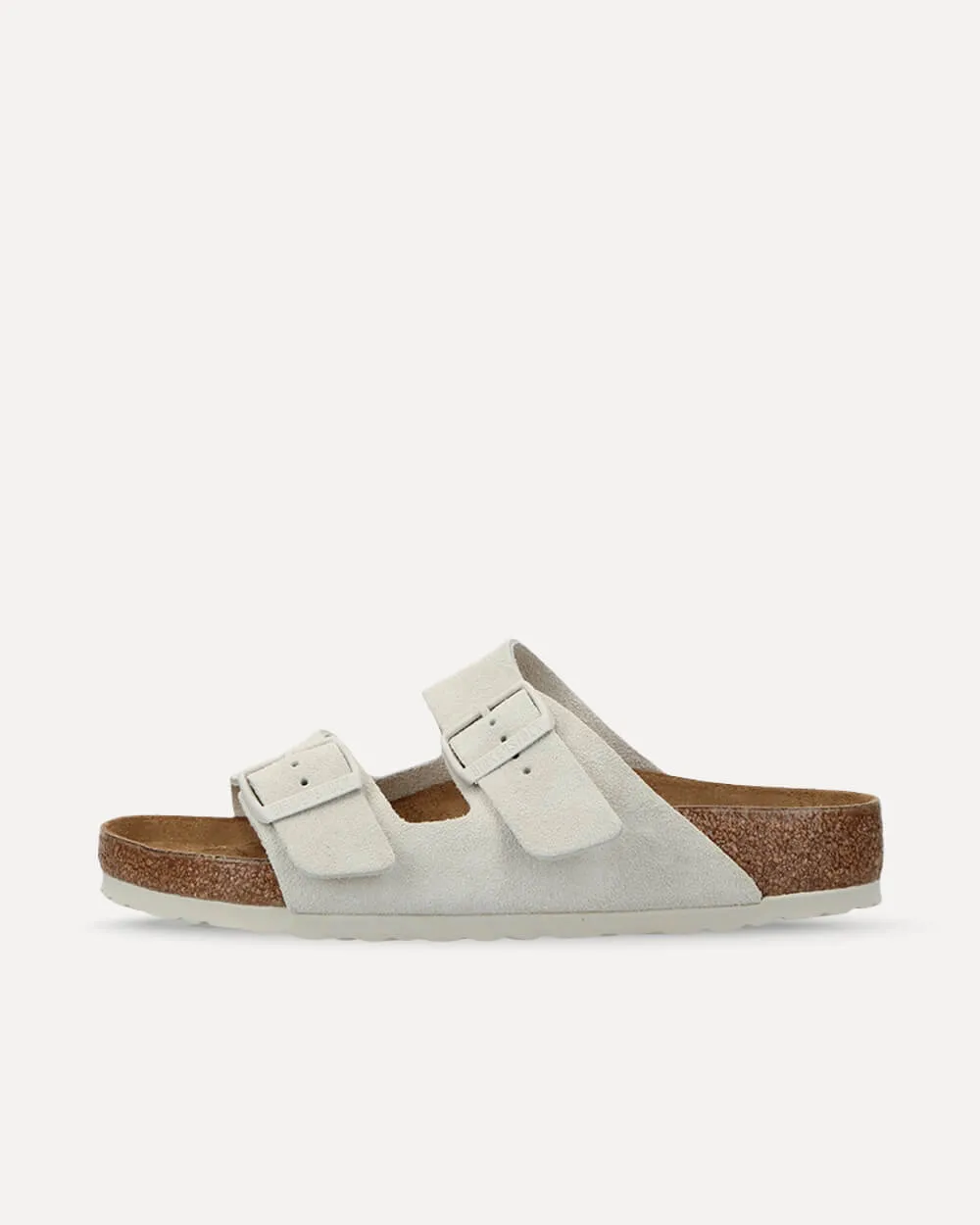 Birkenstock Arizona Suede Leather Antique White 1026817 sneaker