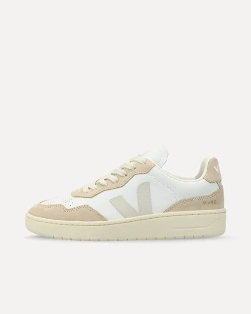 Veja Aegean Project V-90 Made in Portugal extra white / pierre / almond VD2003654 sneaker