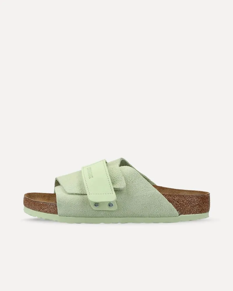 Birkenstock Kyoto Nubuk Leather Faded Lime 1026766 sneaker