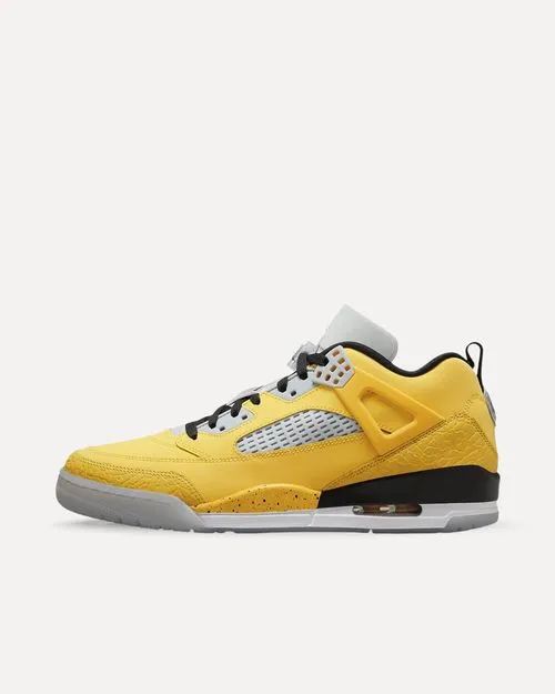 Nike Air Jordan Spizike Low „Lightning“ VARSITY MAIZE/BLACK-WOLF GREY-PURE PLATINUM-WHITE-BLACK HF4319-741 sneaker