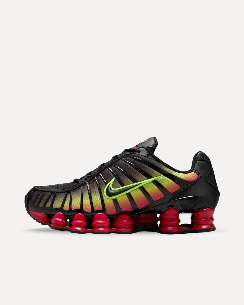 Nike Shox TL Black/Black-Volt-Fire Red HJ9609-001 sneaker