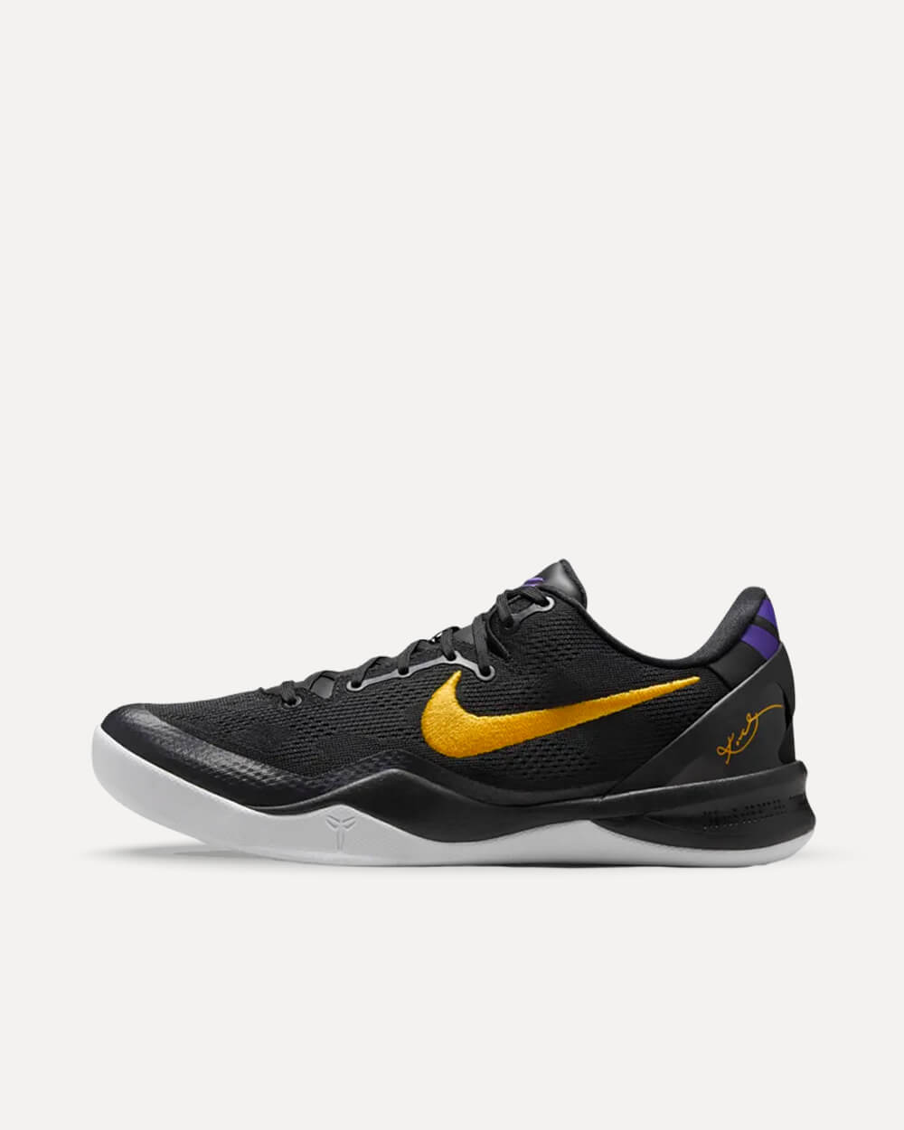 Nike Kobe 8 Protro “Lakers Away” Black/University Gold-White-Court Purple HF9550-001 sneaker