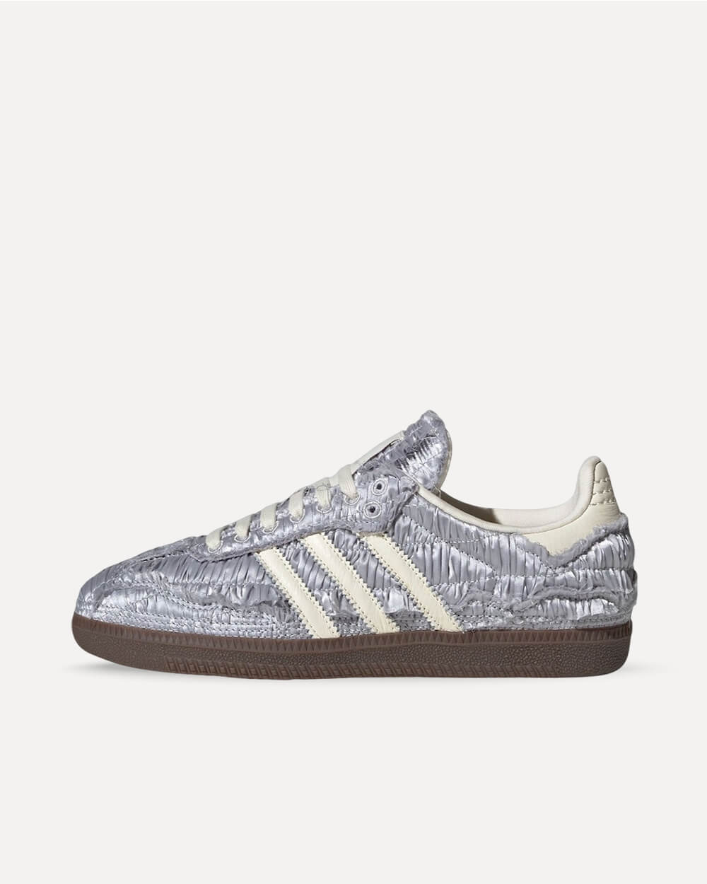 adidas Originals x Caroline Hu Samba OG Silver Metallic/Cream White-Gum JP9283 sneaker