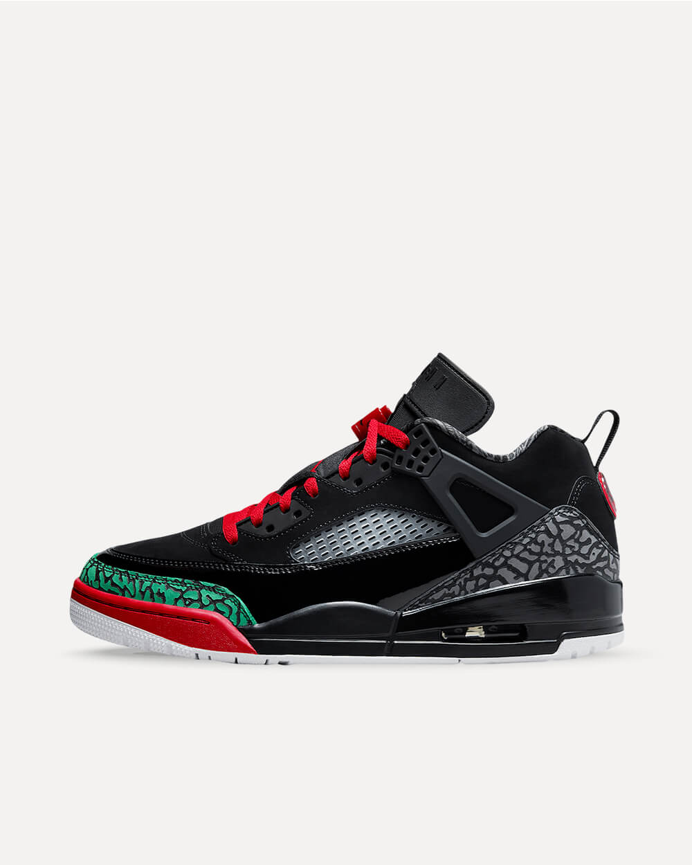 Nike Air Jordan Spizike Low Black/Varsity Red/Classic Green/White FQ1759-060 sneaker