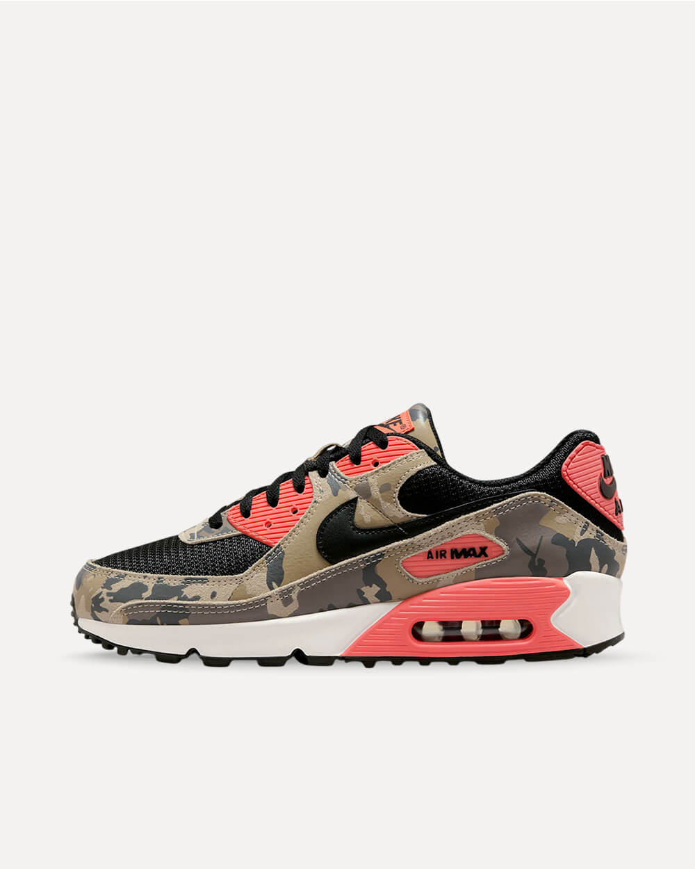 Nike Air Max 90 Premium „Camo“ Camo/Light Khaki-Magic Ember-Mink Brown/Medium Ash/Parachute Beige IF1721-200 sneaker