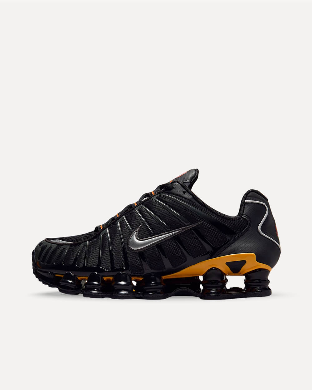 Nikes Shox TL Black/Varsity Maize/Playful Pink/Metallic Silver IF7119-001 sneaker