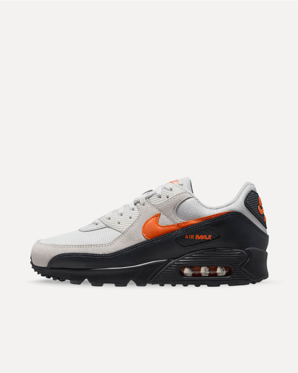 Nike Air Max 90 „Racing Pack“ Vast Grey/Black-Total Orange IF0670-003 sneaker