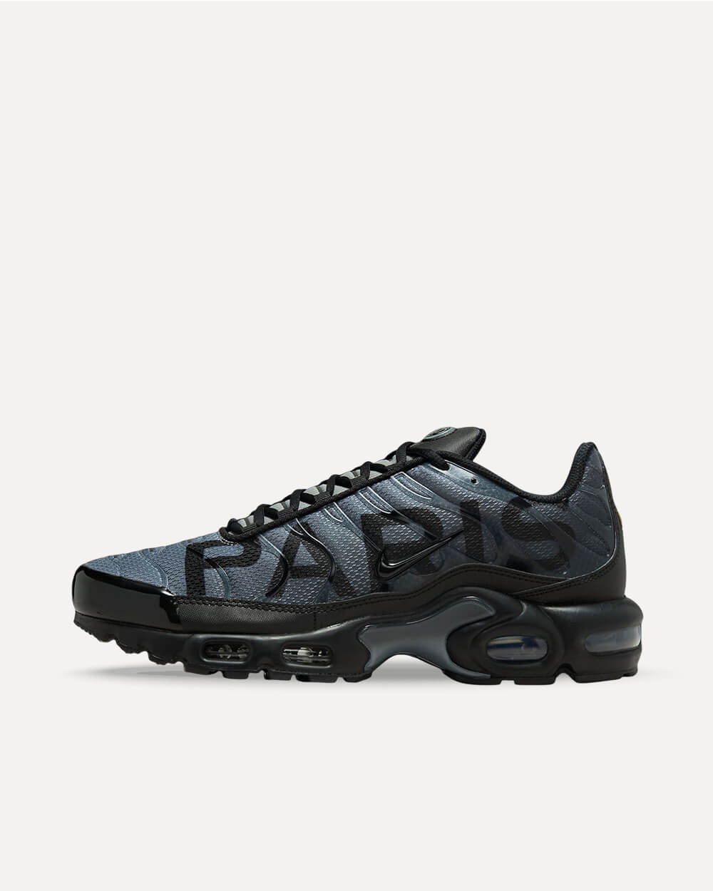 Nike x PSG Paris Saint-Germain Air Max Plus Black/Black/Particle Grey/Anthracite IB2253-001 sneaker