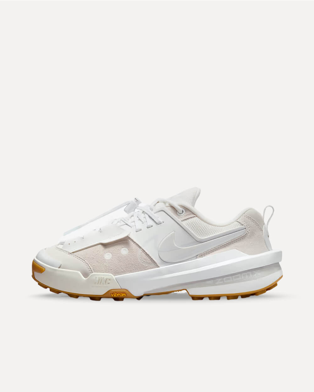 Nike x sacai Zegamadome SP White/White/Gum Light Brown HQ8618-100 sneaker
