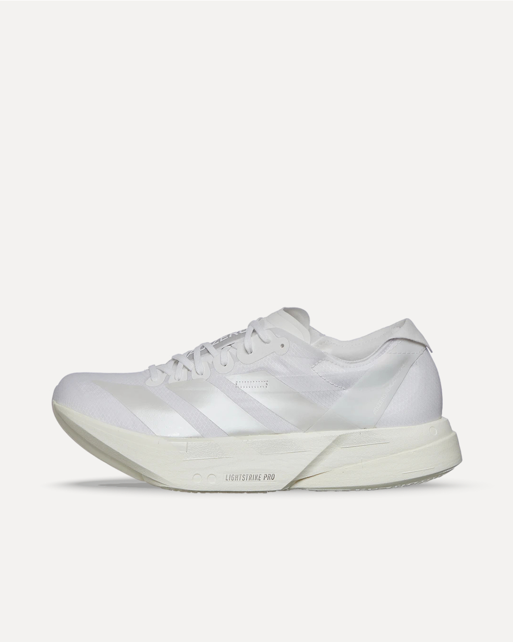 adidas Adizero Adios Pro 4 Footwear White / Zero Metallic / Crystal White JR6366 sneaker