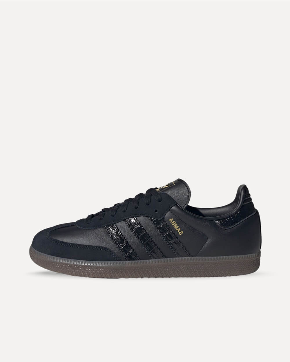 adidas Originals Samba „Croc Stripes“ Core Black/Gum Five/Gold Metallic JQ9678 sneaker