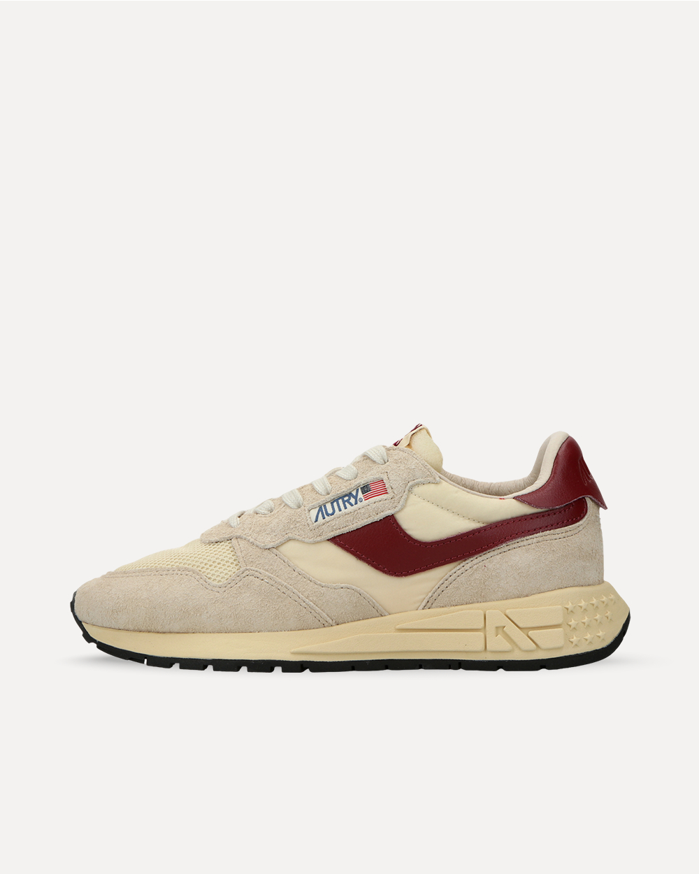 Autry Reelwind Low Ecru / Ruby Wine  wwlwut25 sneaker