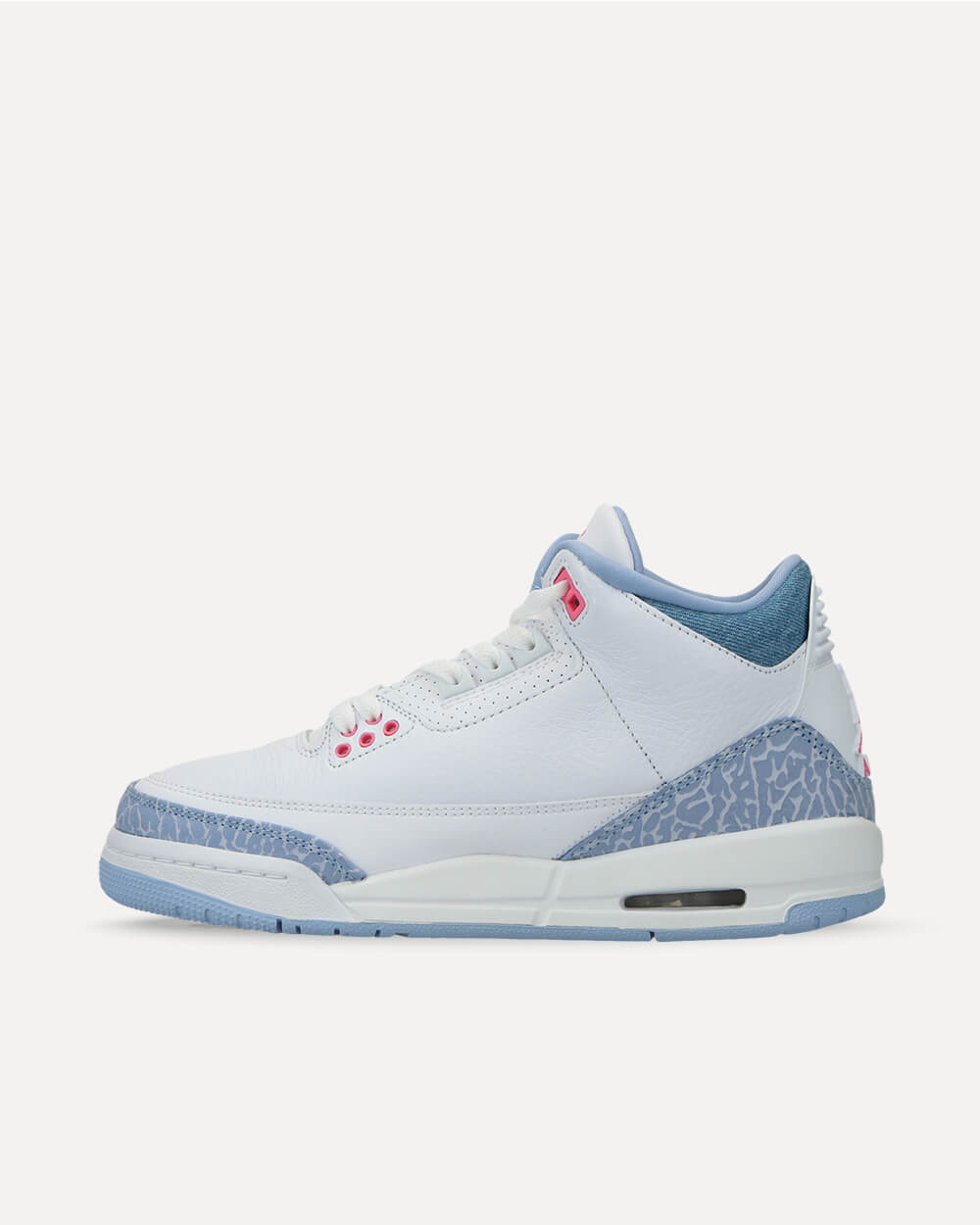 Nike Air Jordan 3 Retro White/Cobalt Bliss/Football Grey/Pink Glow HQ0784-101 sneaker