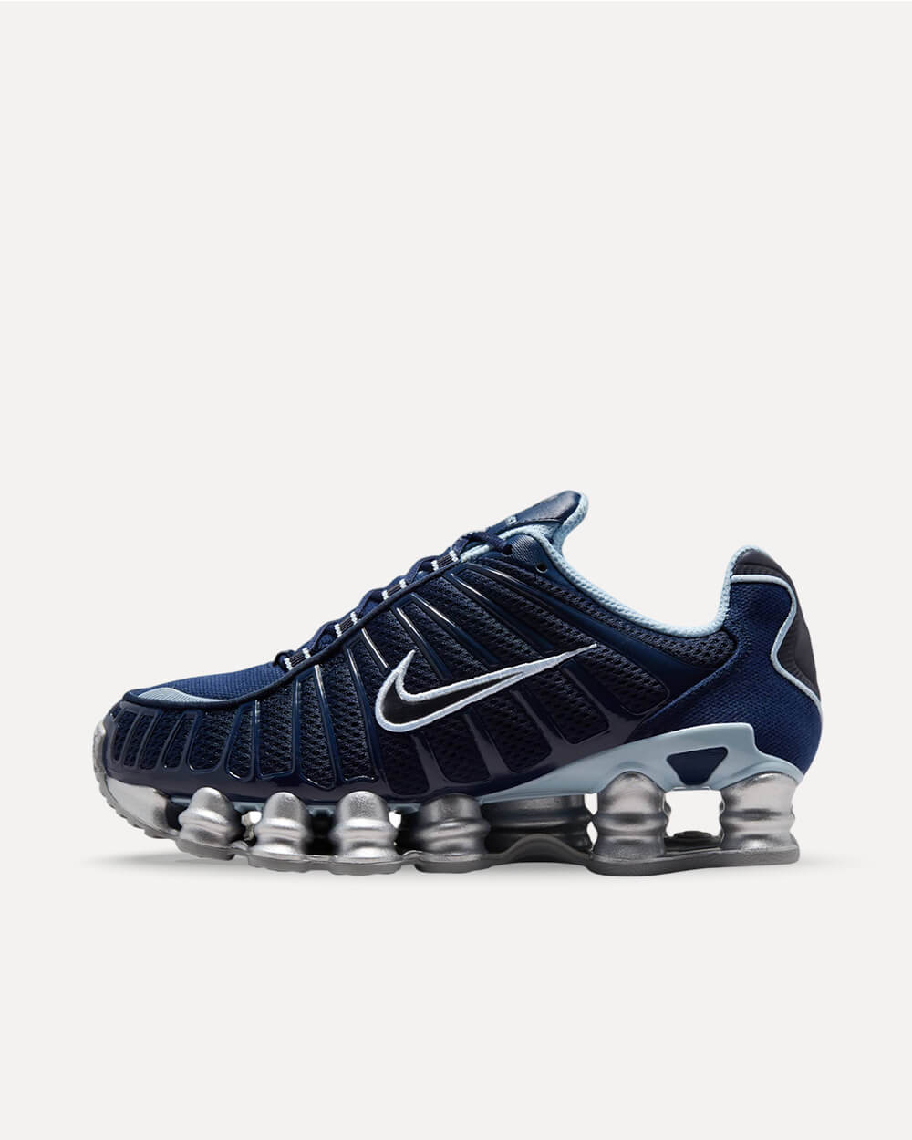 Nike Shox TL Obsidian/Light Armory Blue/Flat Silver/Metallic Platinum IH4481-400 sneaker