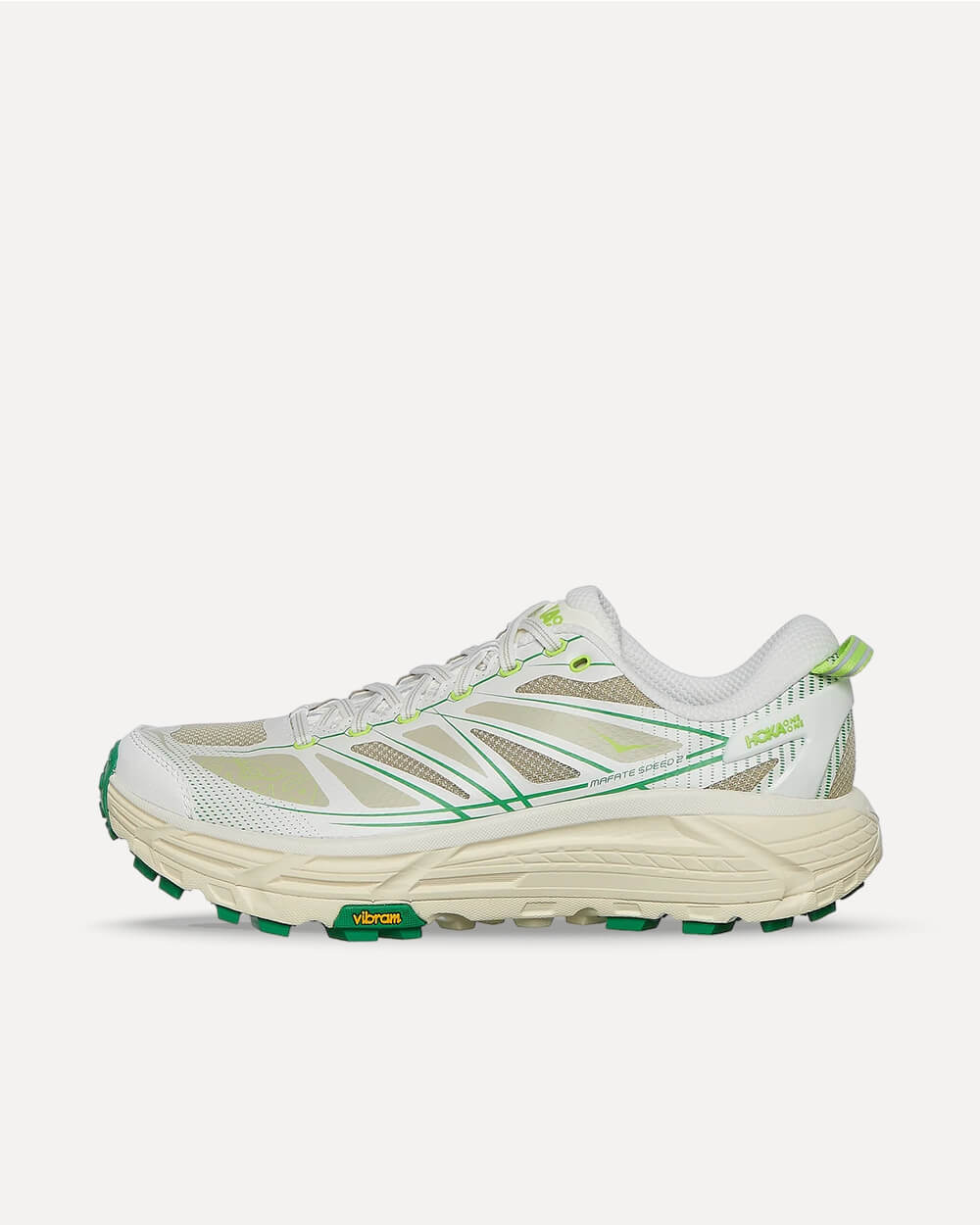 HOKA Mafate Speed 2 White / Fresh Cut Grass 1126851-WTFR sneaker