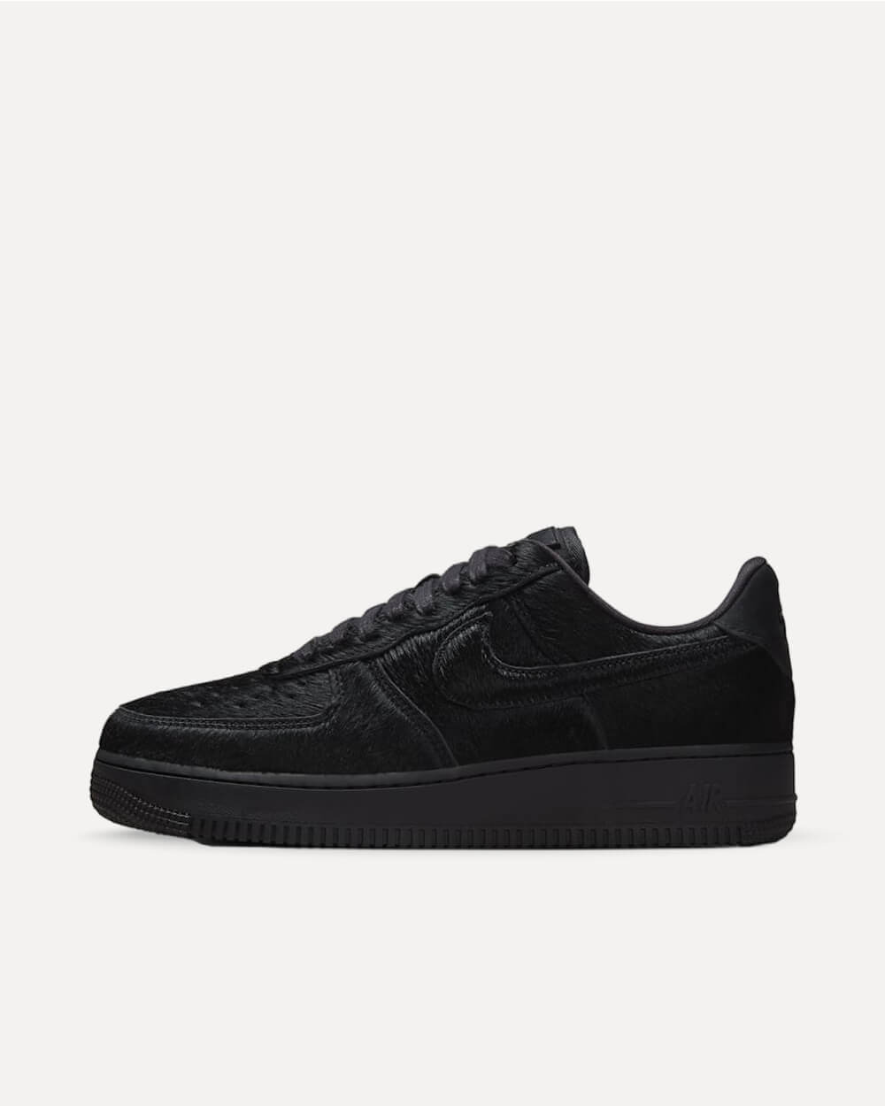 Nike Air Force 1 Low ’07 „Pony Hair“ Black / Black / Black  II7398-001 sneaker