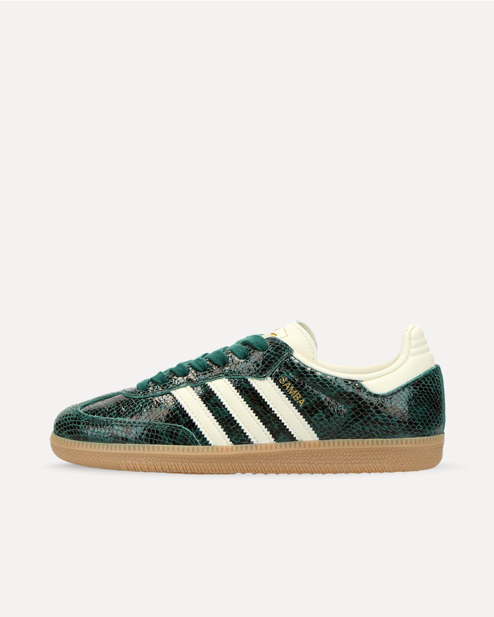 adidas Originals Samba OG black / cream white / collegiate green JR8848 sneaker