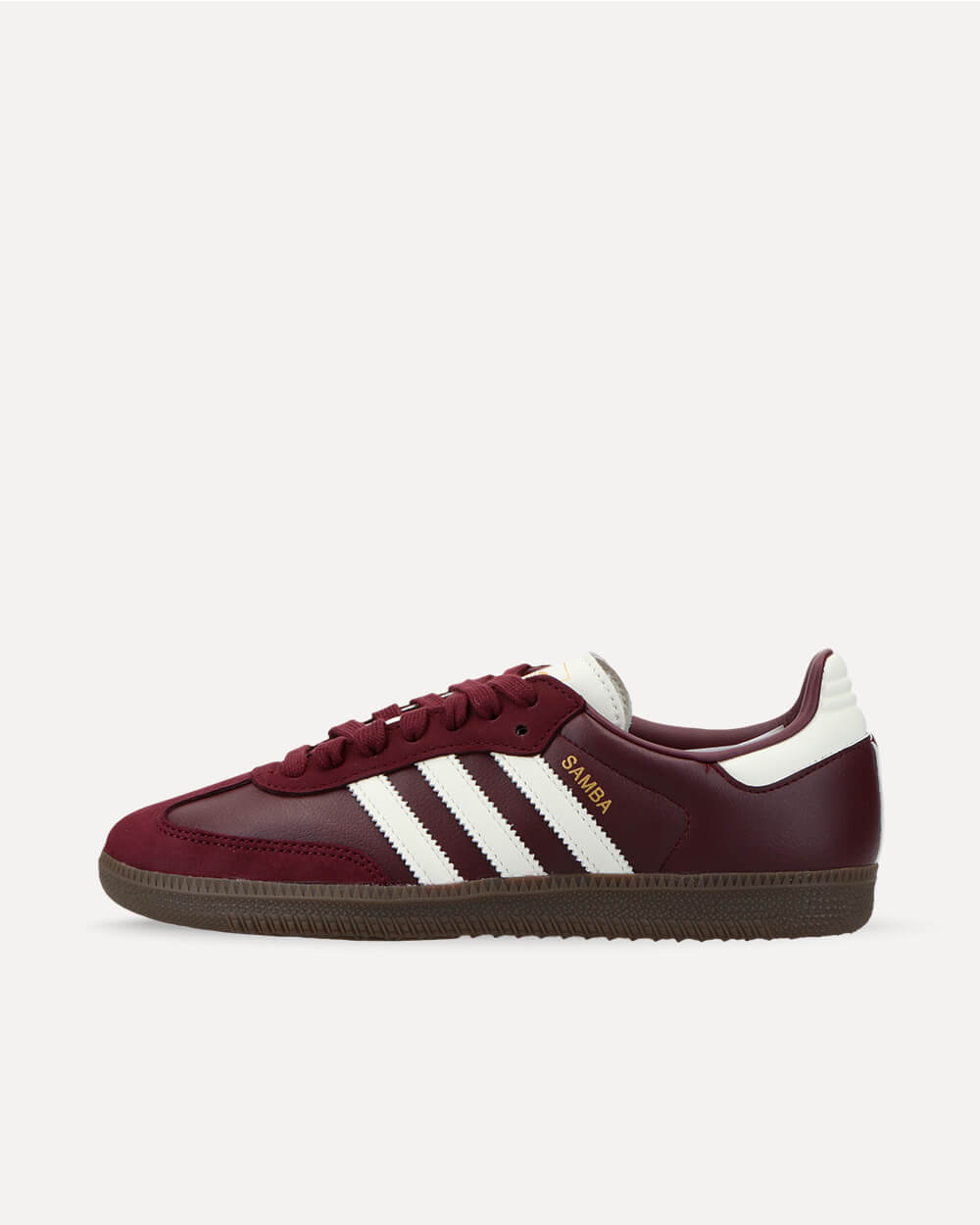 adidas Originals Samba OG maroon / white / gum 3 JR8844 sneaker