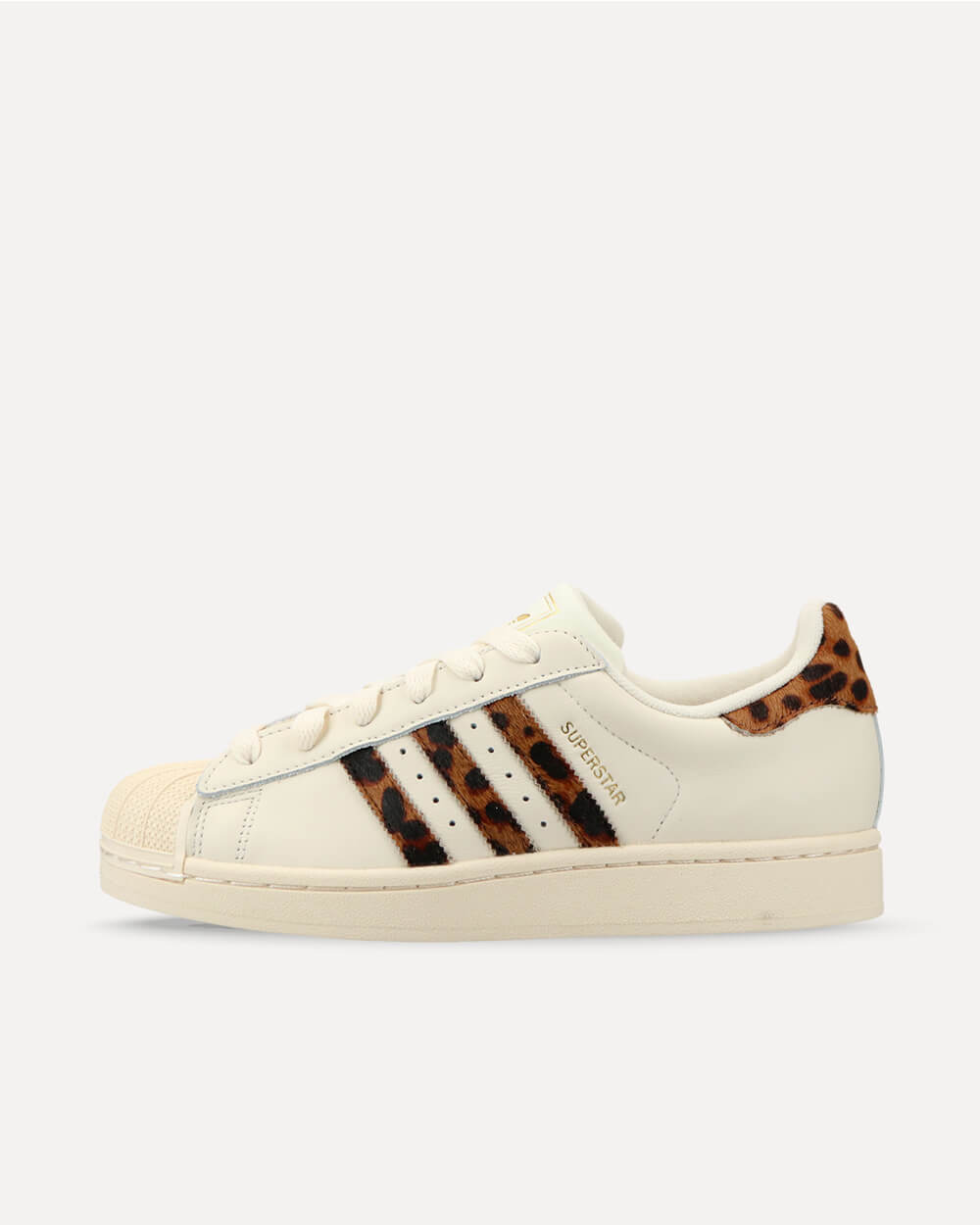 adidas Originals Superstar II „Leopard“ cream white / preloved brown / gold metallic HQ2696 sneaker
