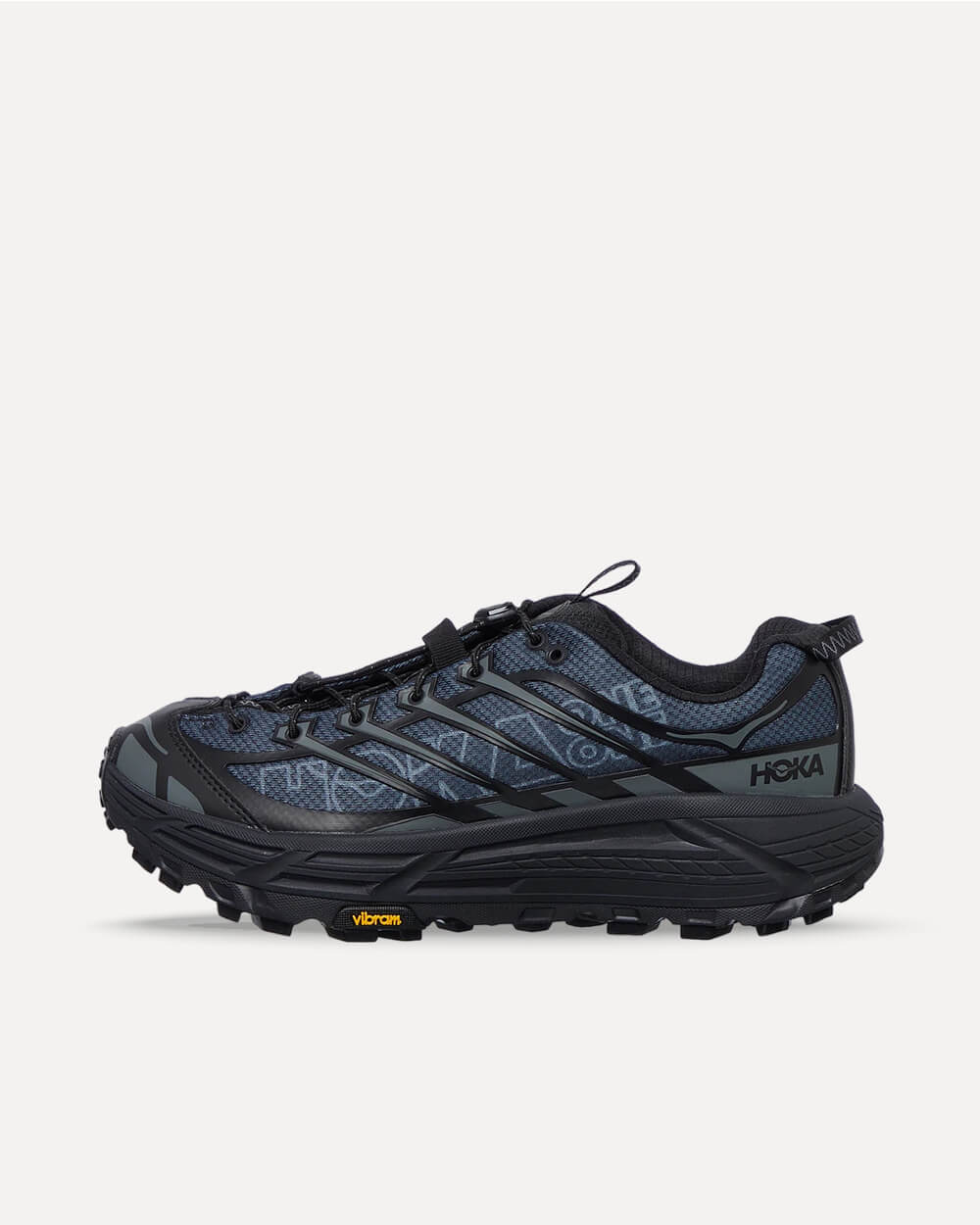 HOKA Mafate Three 2 Wordmark Black / Outer Orbit 1175490-BCKT sneaker