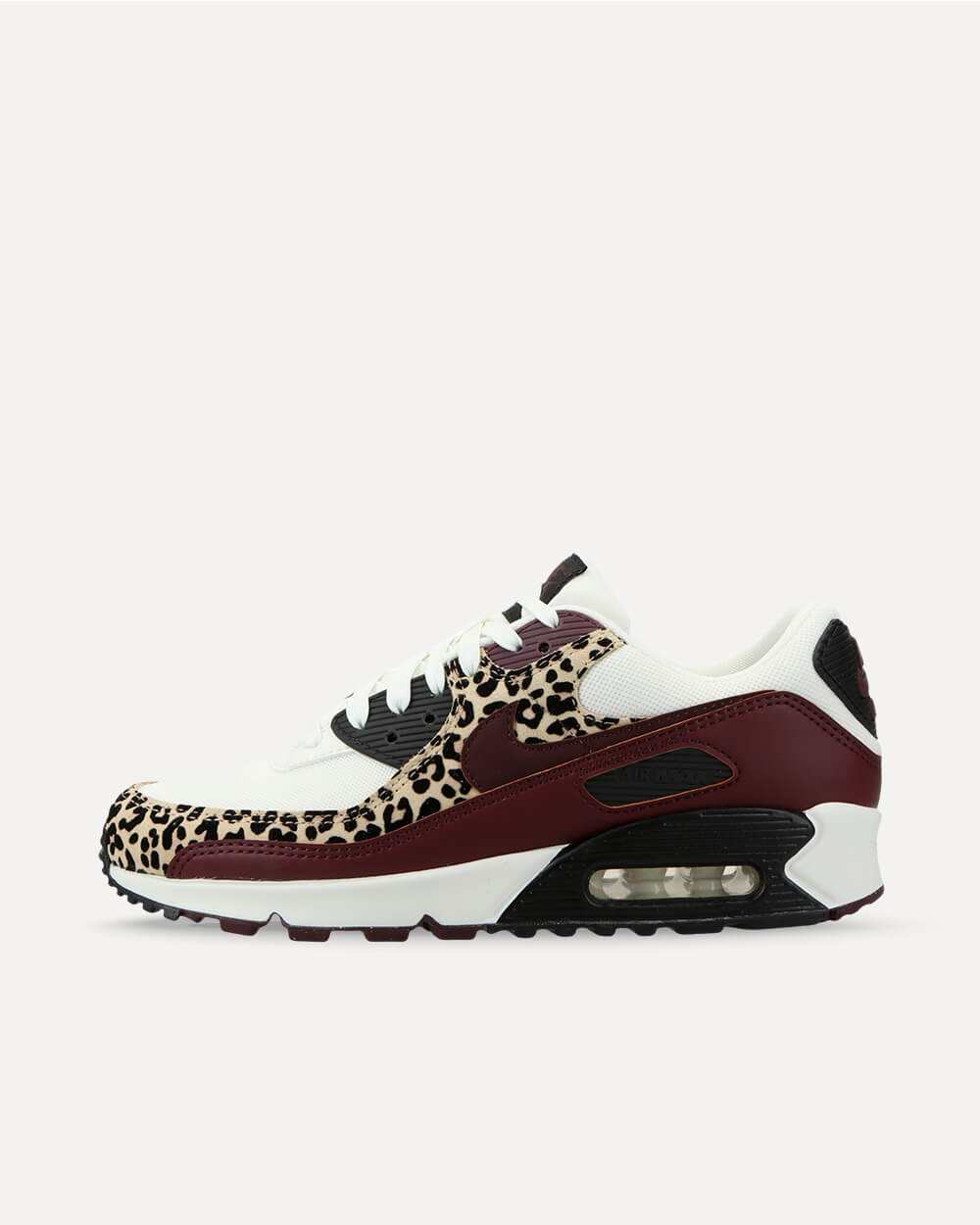 Nike Air Max 90 „Leopard Burgundy“ Sail/Burgundy Crush/Velvet Brown IF1619-102 sneaker