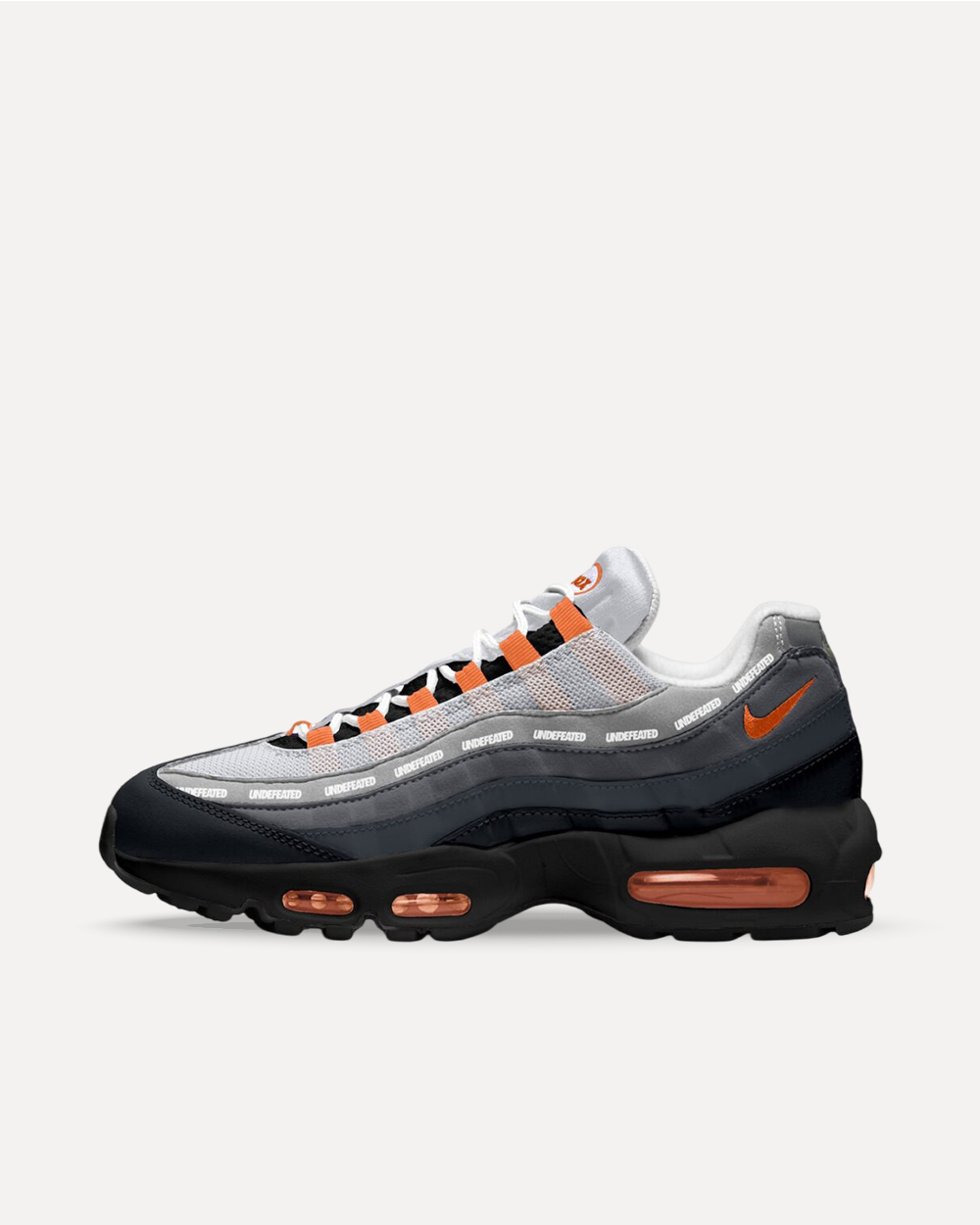Nike x Undefeated Air Max 95 Black/Bright Crimson-Pearl Grey-Light Charcoal-Light Graphite IB4523-003 sneaker