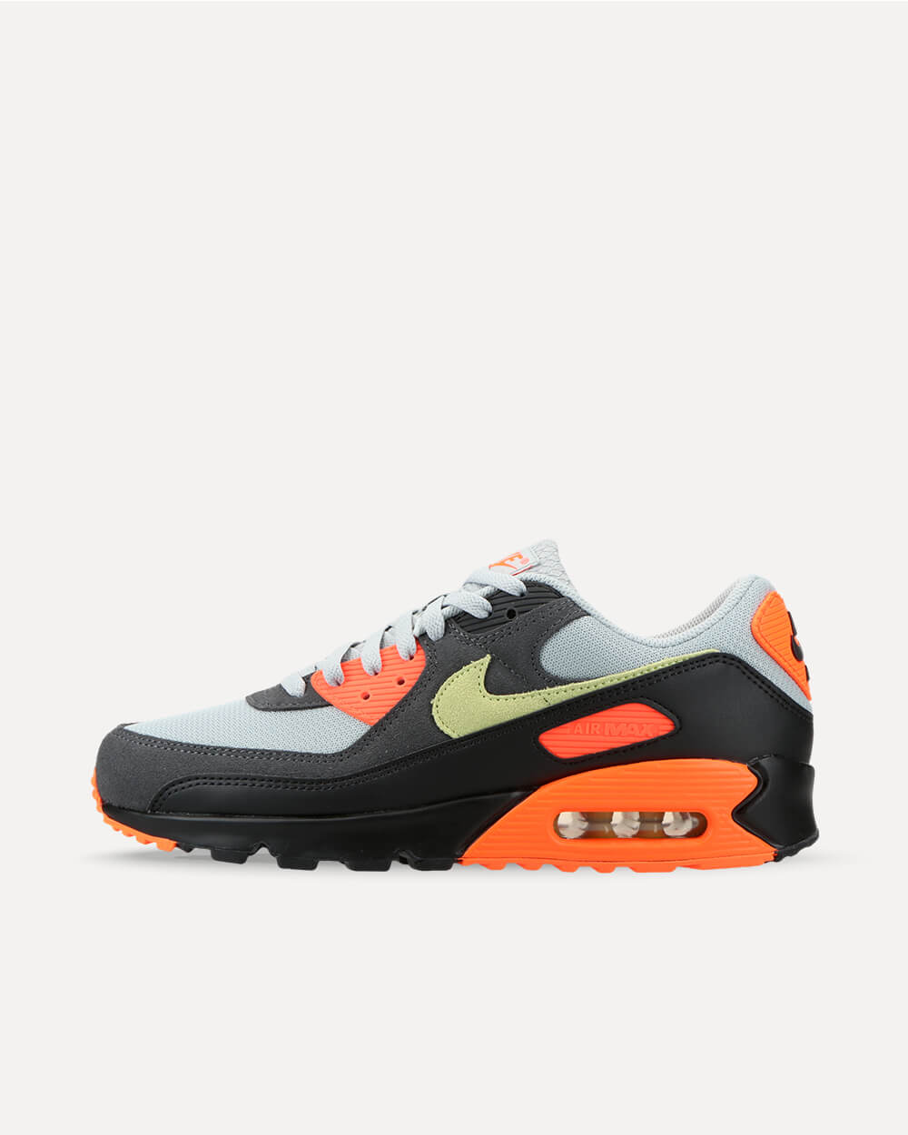 Nike Air Max 90 LT SMOKE GREY/LIMELIGHT-HYPER CRIMSON DM0029-018 sneaker