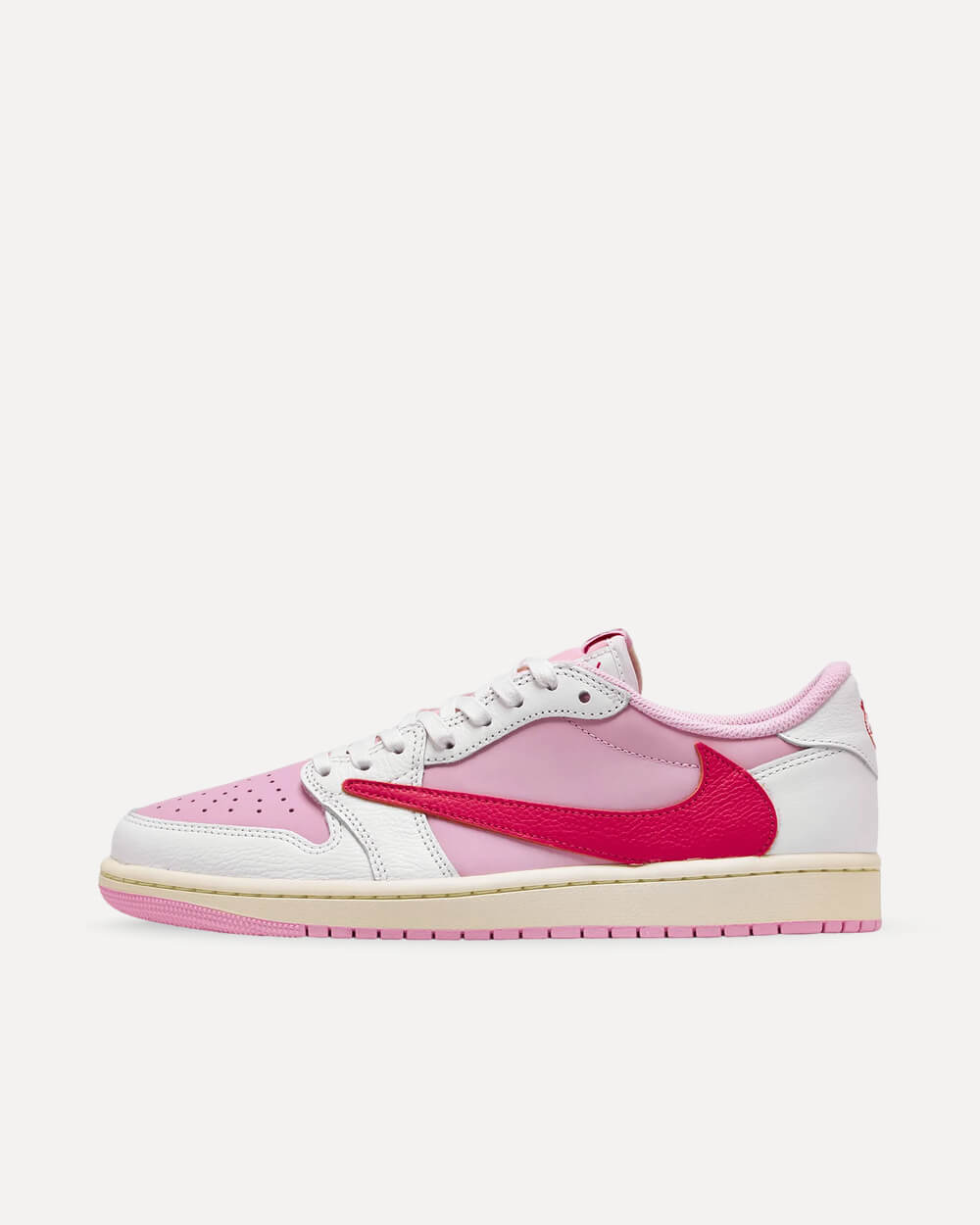 Nike x Travis Scott Air Jordan 1 Retro Low OG SP Sail/Tropical Pink/Shy Pink/Muslin IQ7604-101 / IQ7605-101 (PS) sneaker
