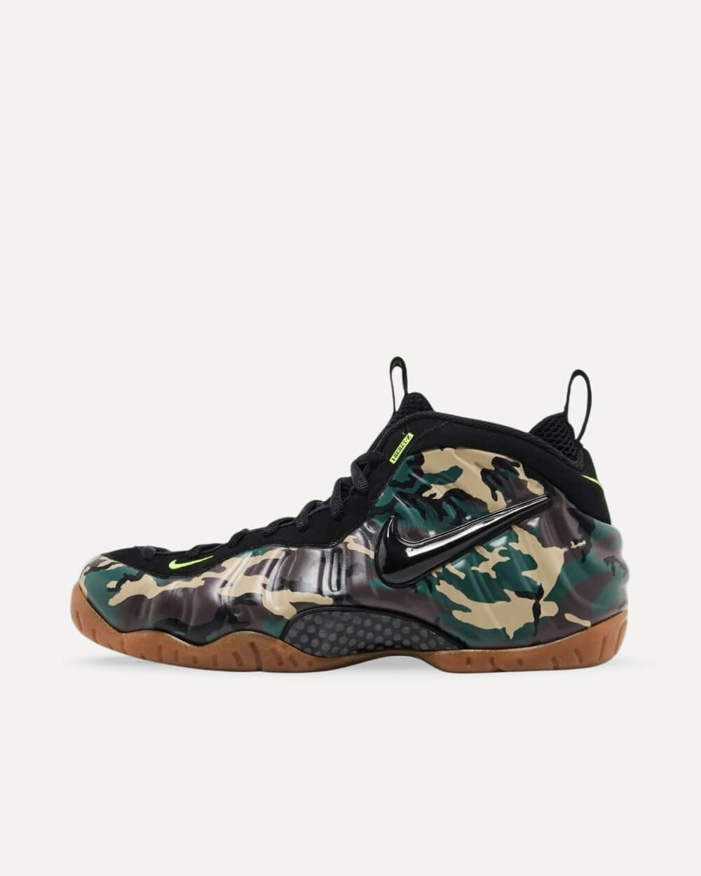 Nike Air Foamposite Pro Black/Black-Voltage Green-Gum Dark Brown IM5204-001 sneaker
