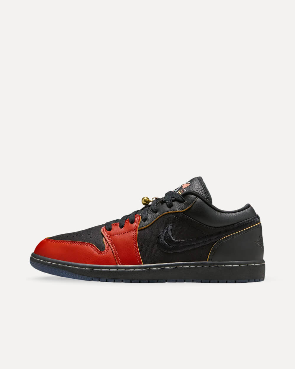 Nike Air Jordan 1 Low „Lucky Cat“ Black/Dragon Red-Black IQ3460-010 sneaker