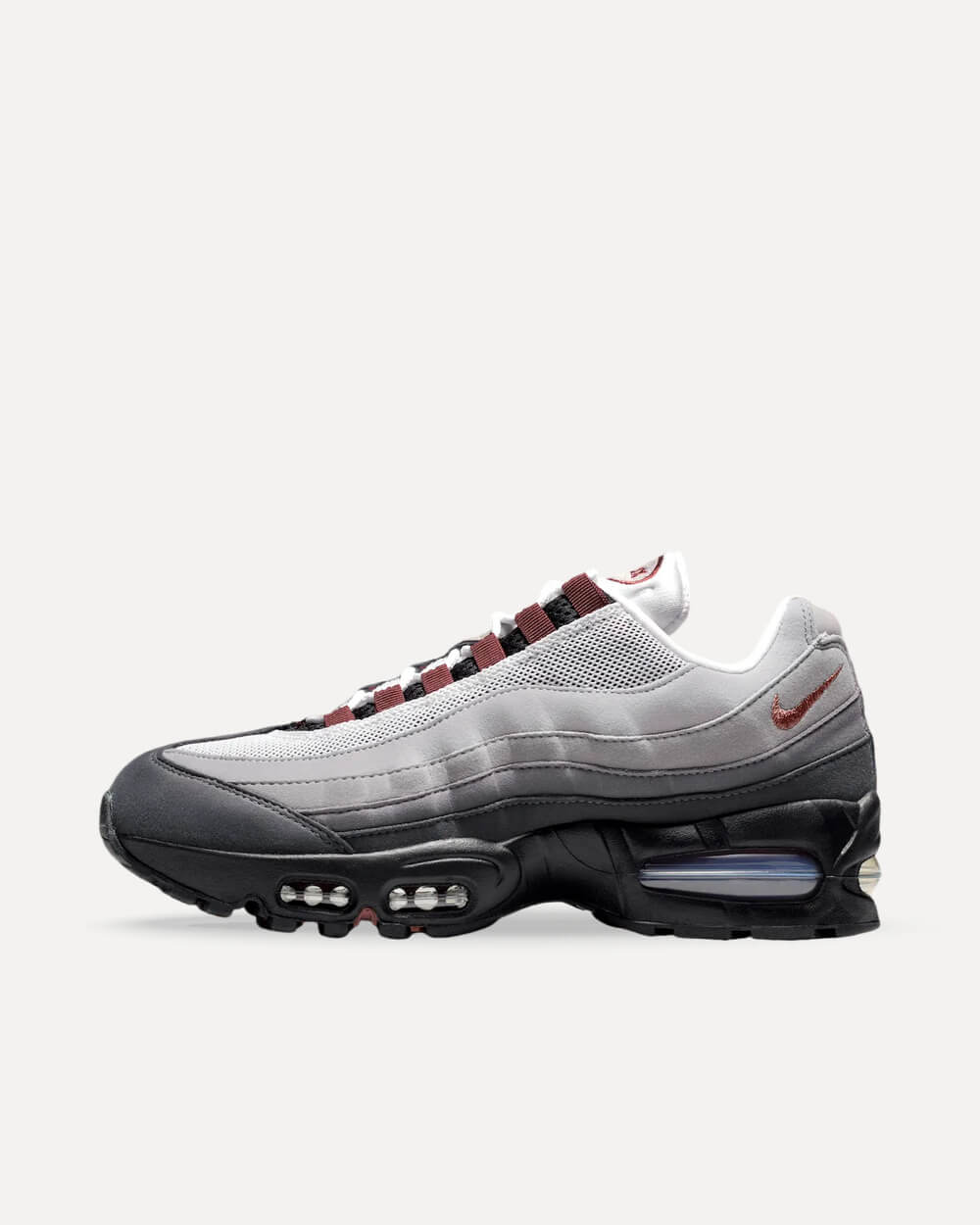 Nike Air Max 95 Black/White-Medium Grey-Fauna Brown HJ5996-004 sneaker