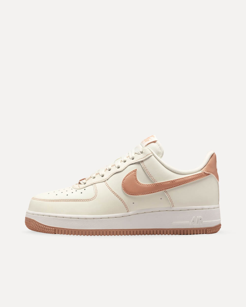 Nike Air Force 1 Low ’07 Sail/Rose Gold IQ9428-133 sneaker