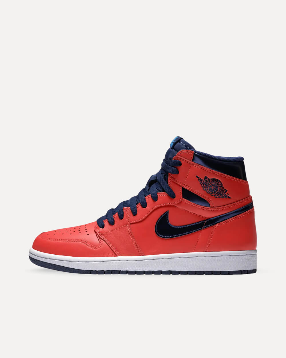 Nike Air Jordan 1 High OG Light Crimson/Midnight Navy-University Blue-White 555088-606 sneaker