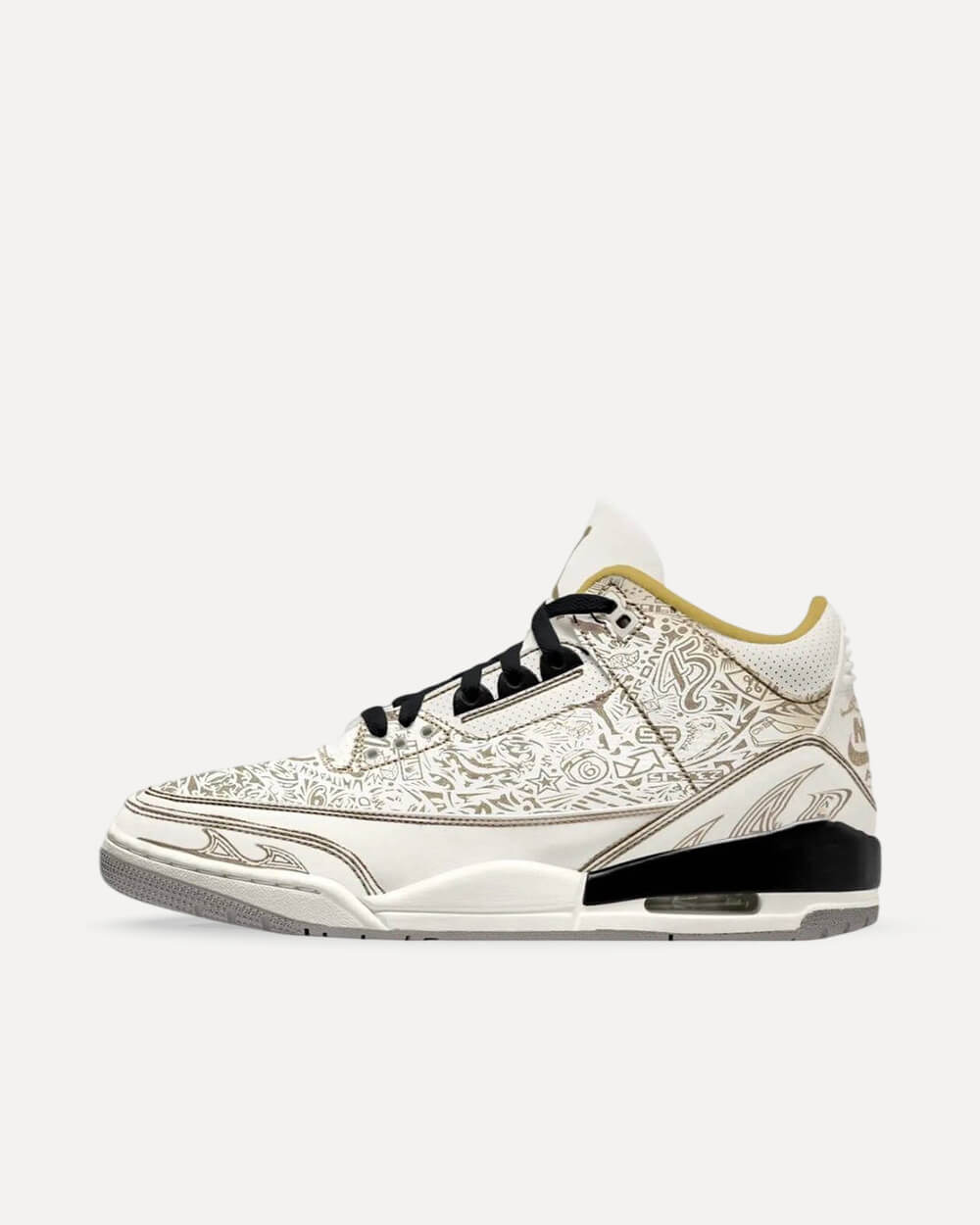 Nike Air Jordan 3 Retro „Laser“ Phantom/University Red-Palomino-Sail IO2365-001 sneaker