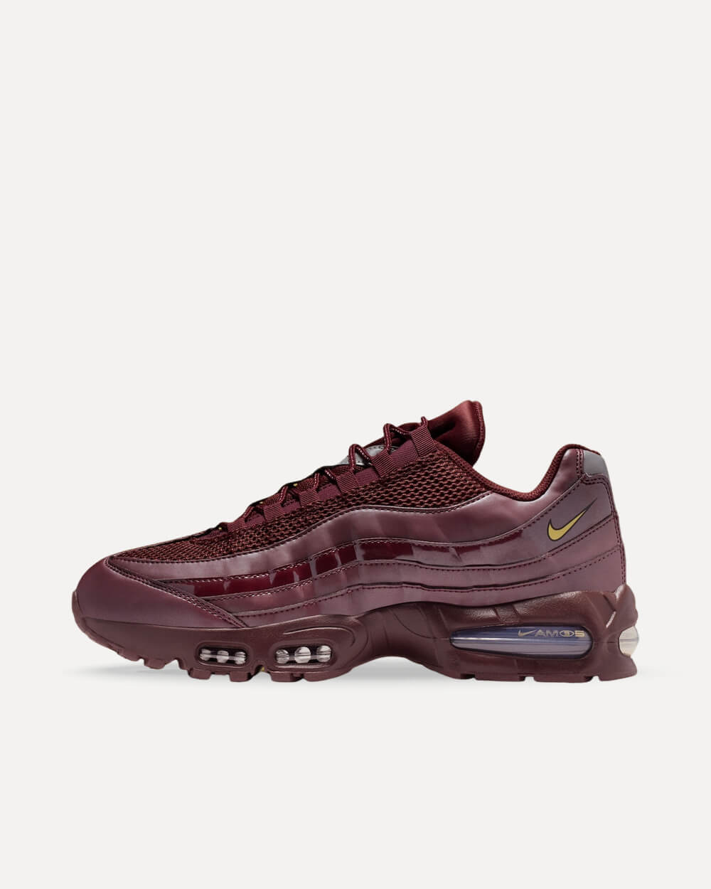 Nike Air Max 95 Burgundy Crush/Black-Metallic Silver-Metallic Gold IB6830-601 sneaker