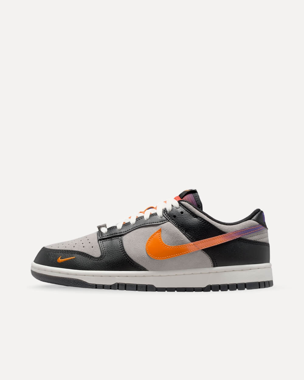 Nike Dunk Low Medium Grey/Orange Peel-Black-Sail-Court Purple-Bright Mango IQ0230-062 sneaker