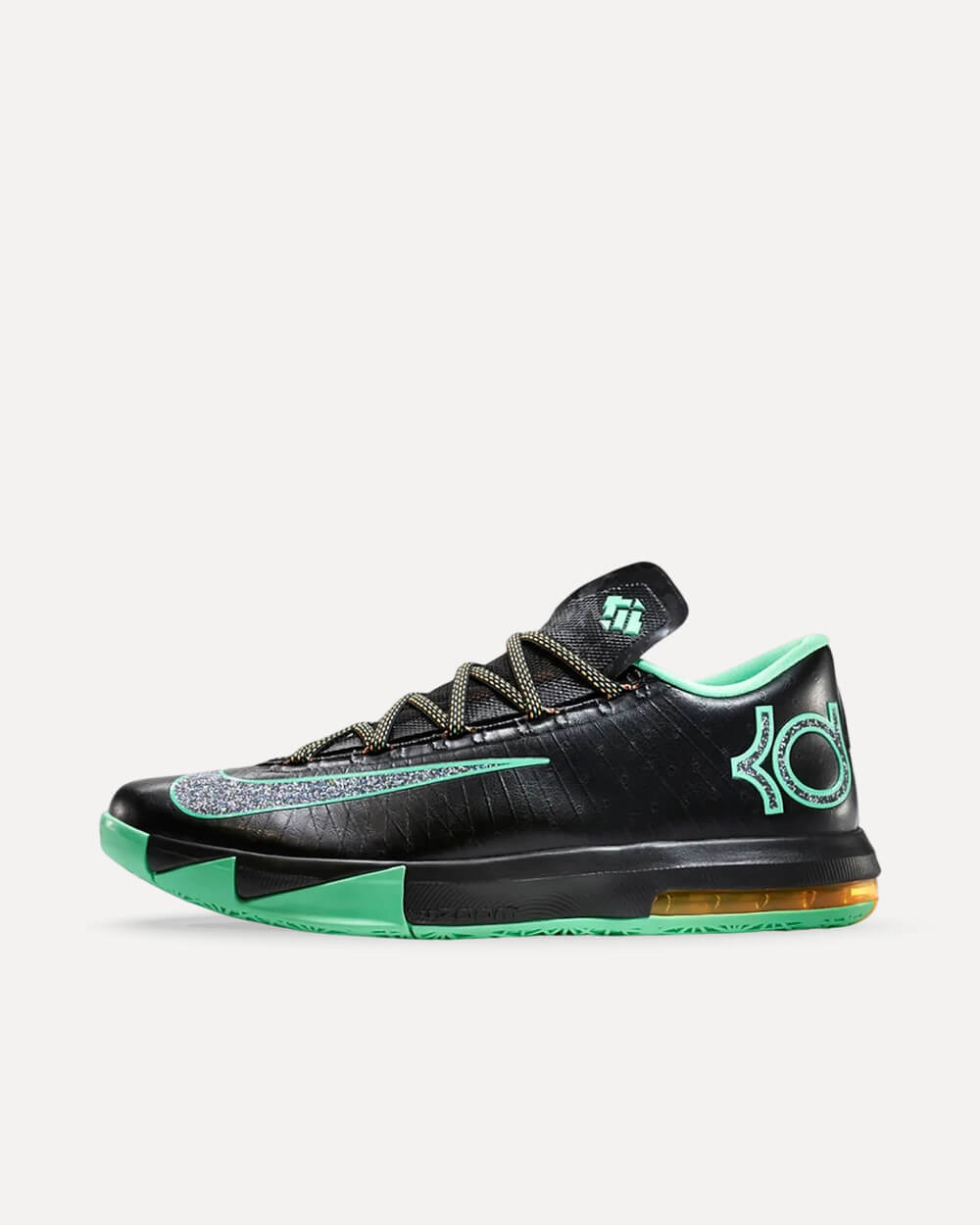 Nike KD 6 Black/Multi-Color-Light Lucid Green IH3582-001 sneaker