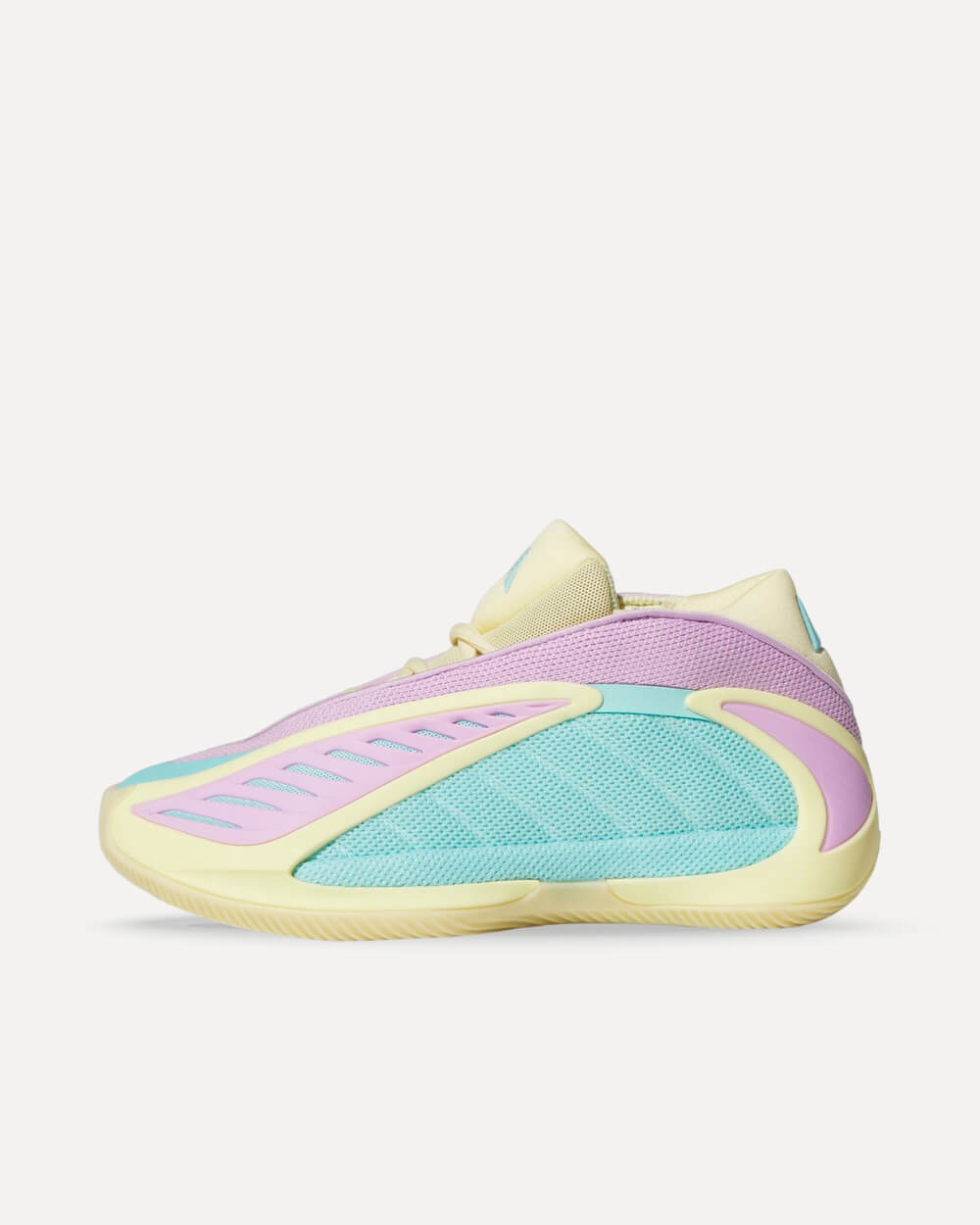 adidas AE 2 Anthony Edwards “Easter” Almost Yellow/Bliss Lilac-Flash Aqua JQ9505 sneaker