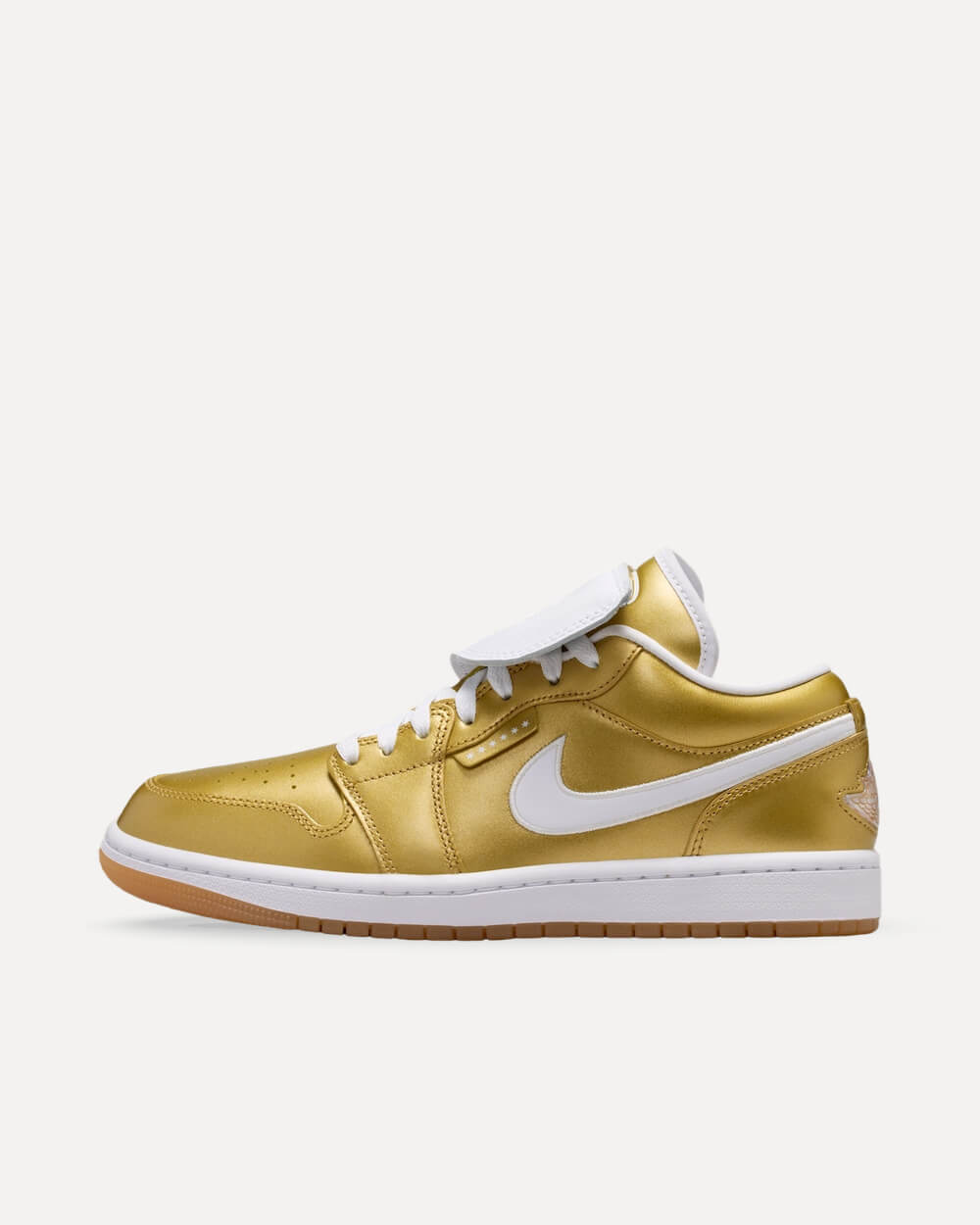 Nike Air Jordan 1 Low „Gold Tiempo“ Gold/White-Gum Yellow IR2304-703 sneaker
