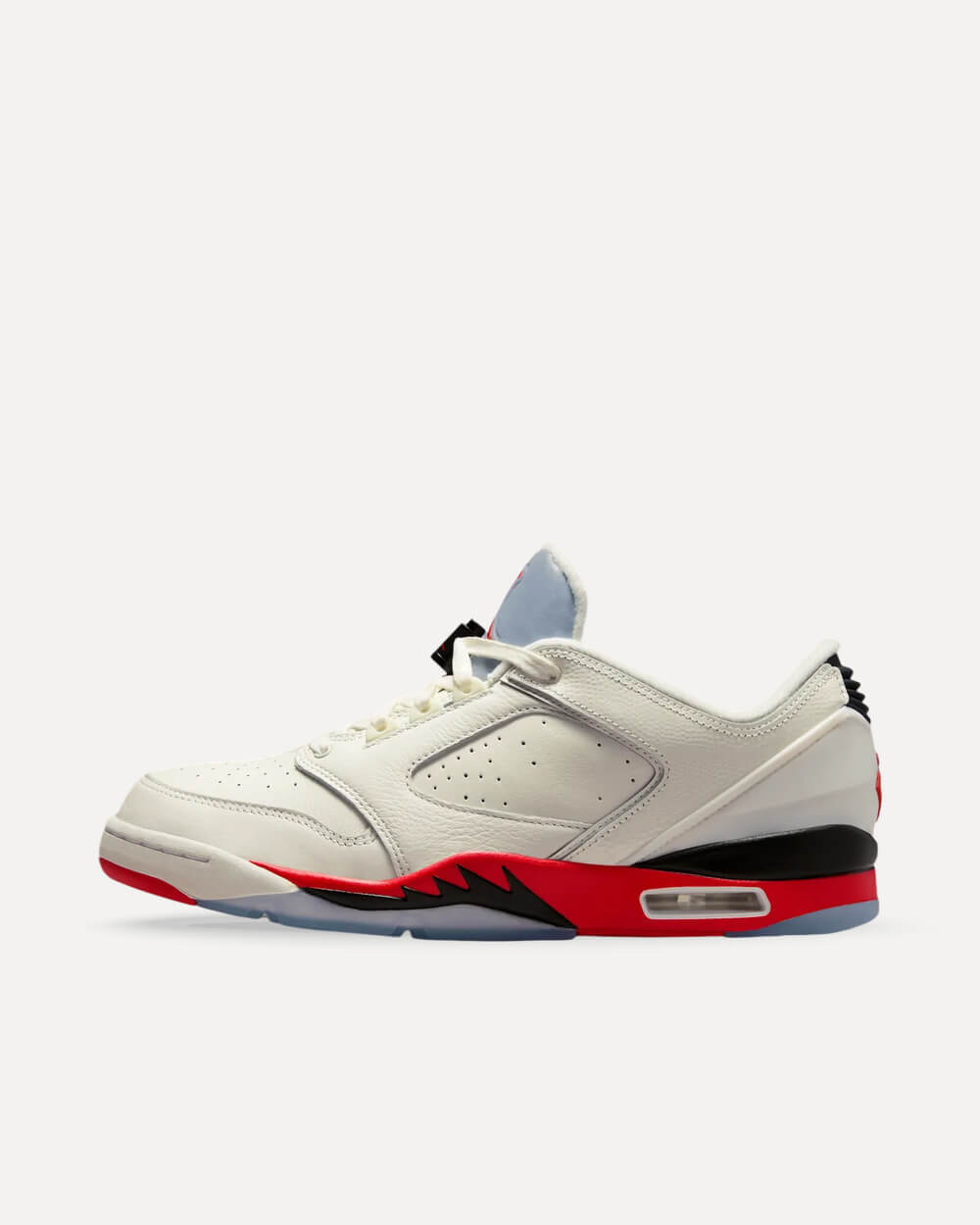 jordan sixty plus black white varsity red