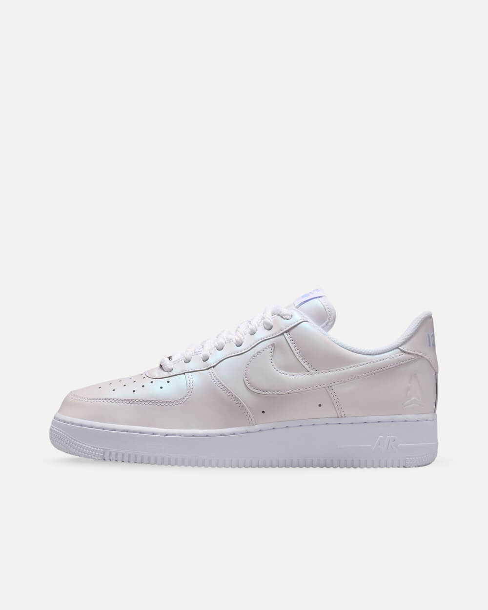 Nike x Ja Morant Air Force 1 Low „Pearl“ White/Metallic Silver-Cobalt IR8492-100 sneaker