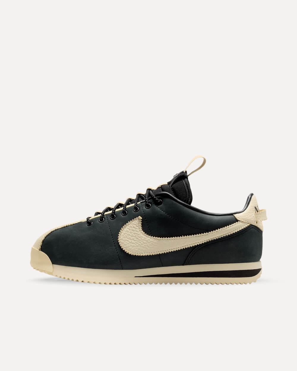 Nike x SWDC Cortez Black/Metallic Silver-Volt-Light Khaki II5708-002 sneaker