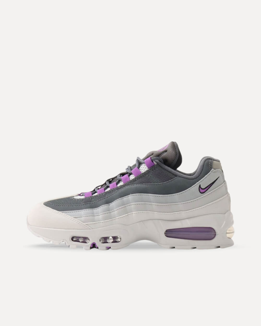 Nike Air Max 95 „Photon Dust“ Photon Dust/Dark Grey-Grey Fog-Bright Violet HM4740-012 sneaker